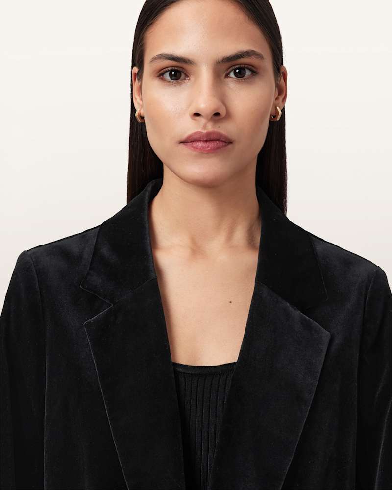 Aleida Velvet Blazer