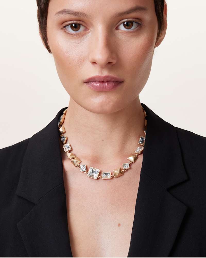 Elora Hexagon Chain Necklace
