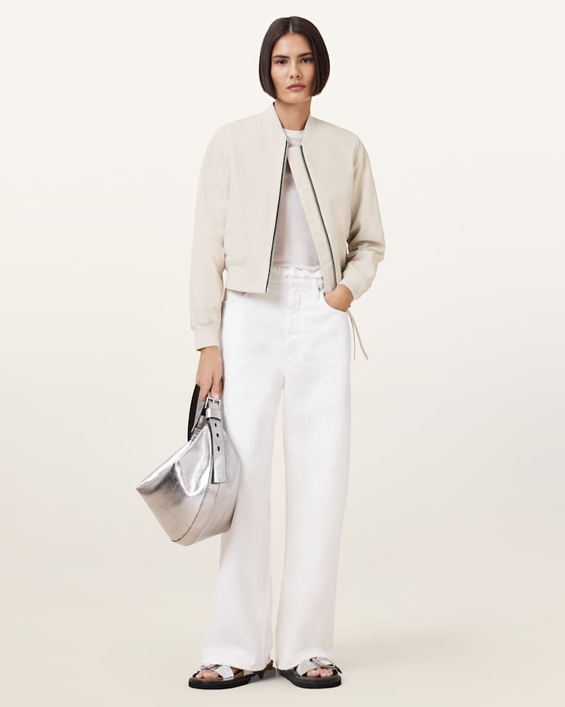 Orten Leather Bomber Jacket