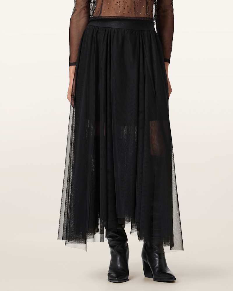 Ally Tulle Midi Skirt