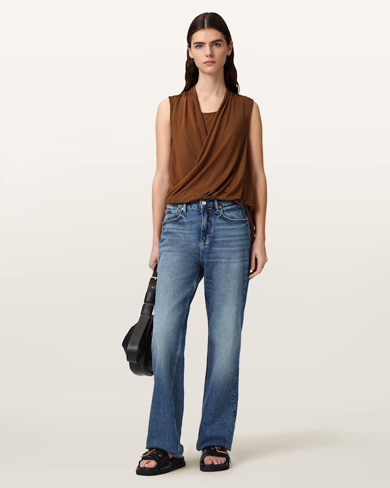 Adaline V-Neck Wrap Top