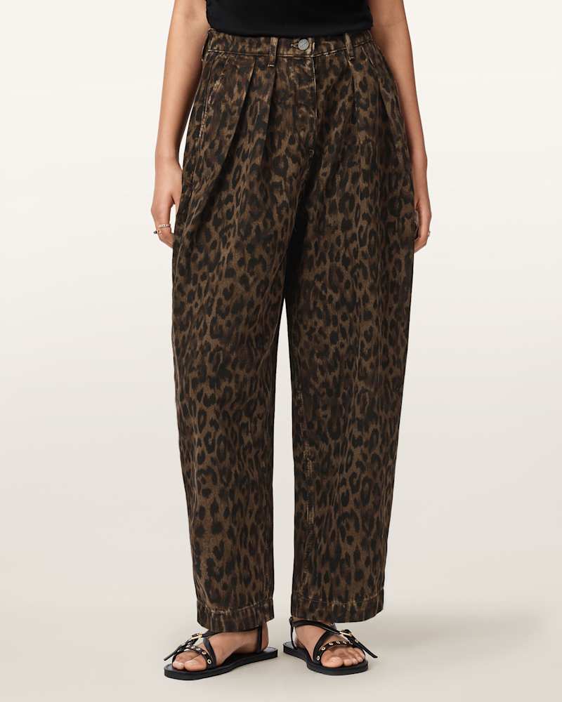 Becca Barrel Leg Denim Trousers