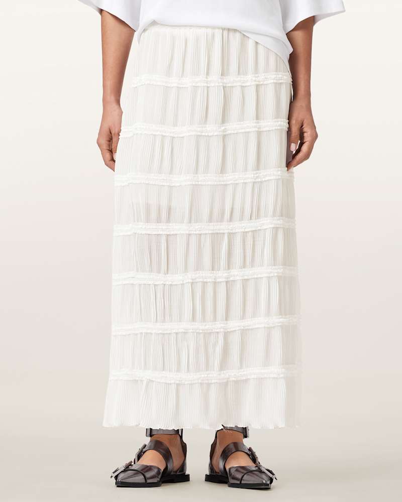 Lila Tiered Midi Skirt