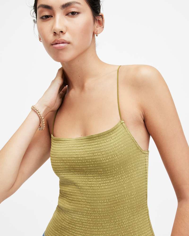 Tilly Shirred Square Neck Bodysuit