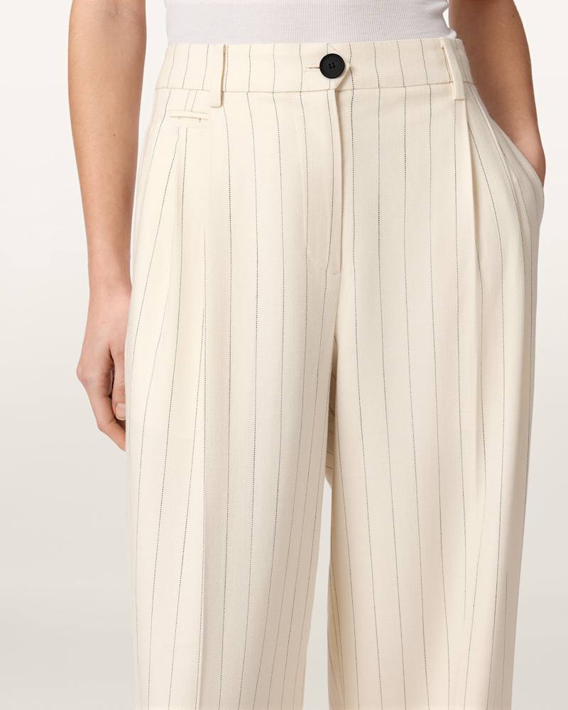 Olga Wide Leg Pleated Trousers