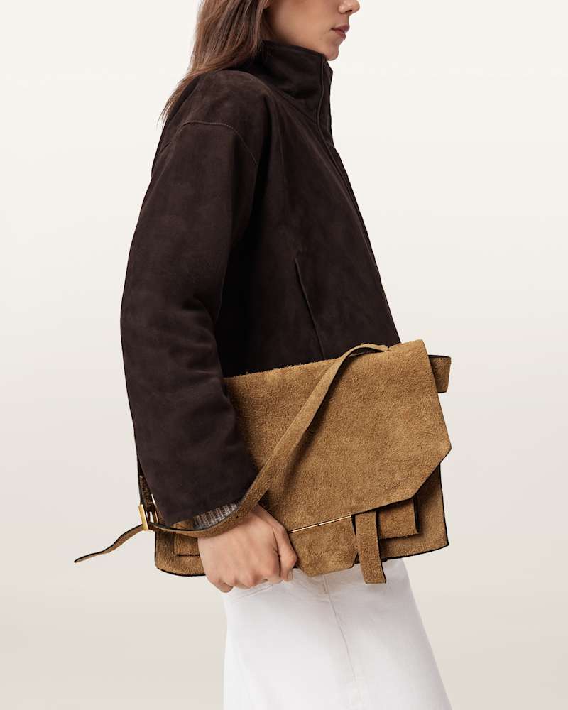 Ursa Suede Satchel Bag