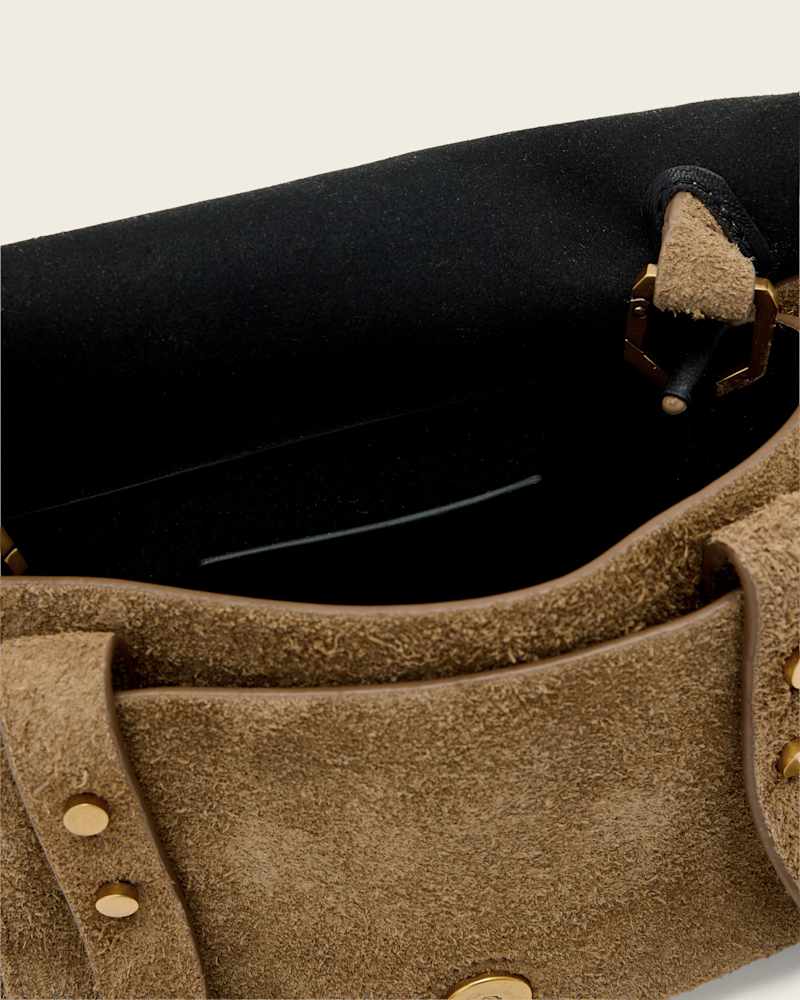 Ursa Mini Suede Crossbody Bag