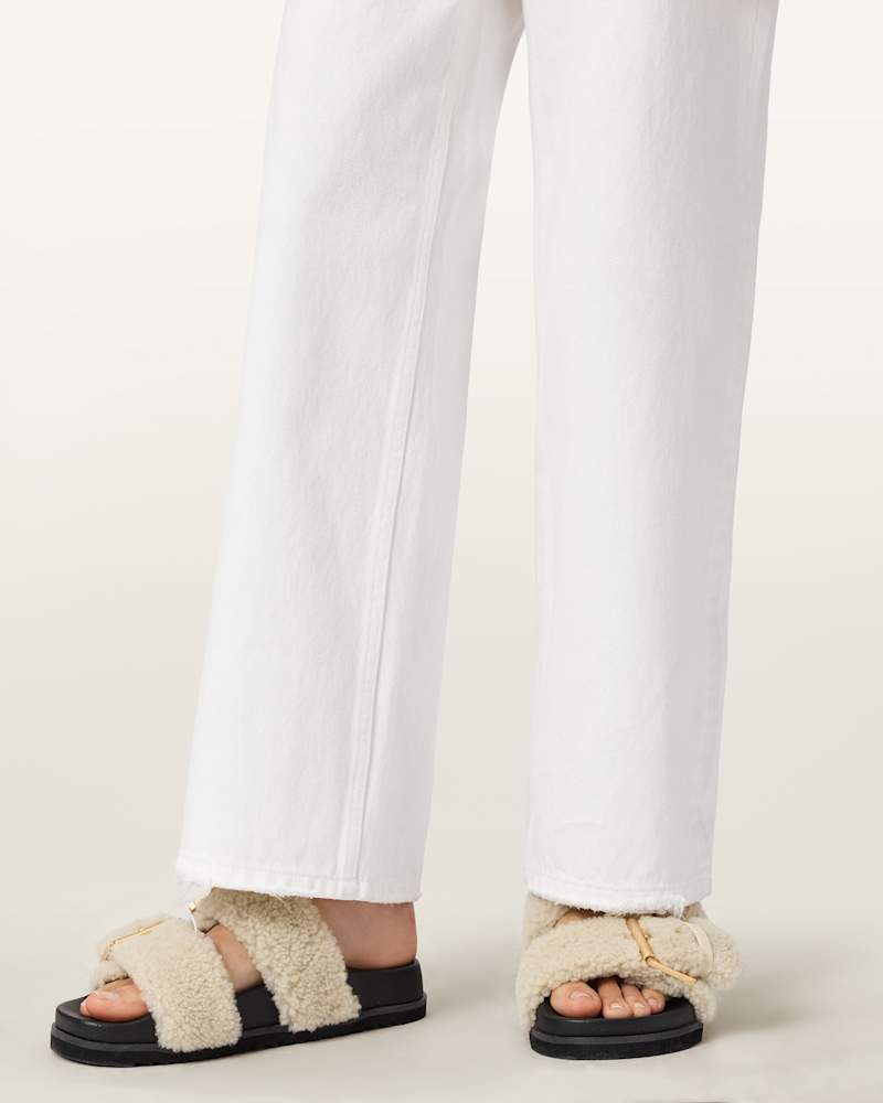 Sian Sherpa Lined Leather Sandals