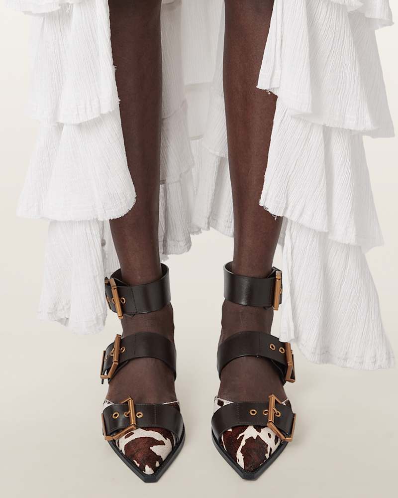 Sutton Leather Buckle Sandals