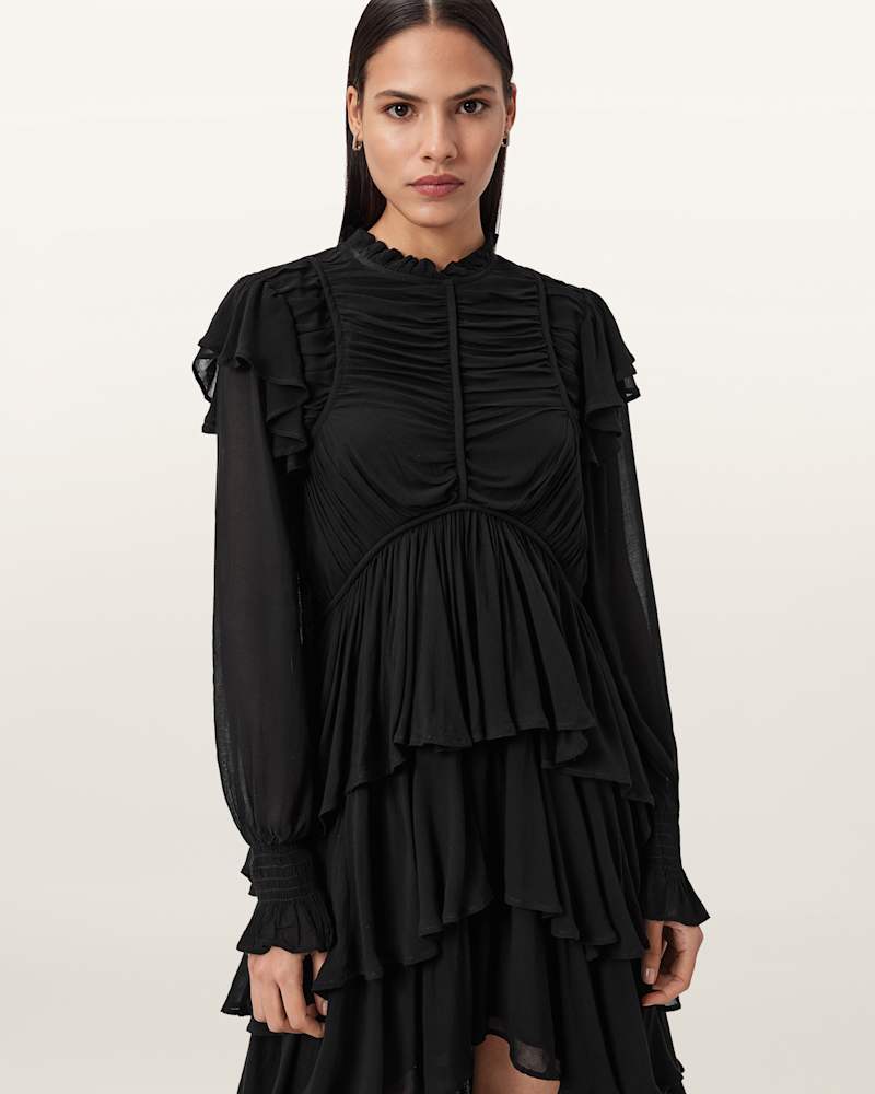 Leila Frill Maxi Dress