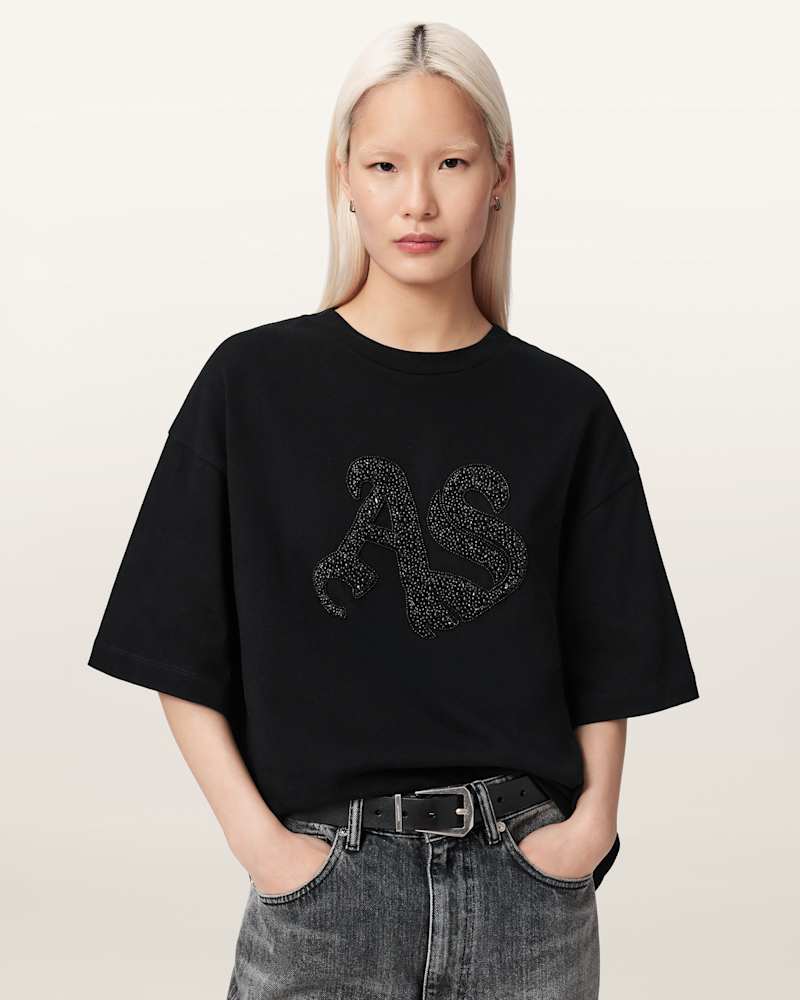 Icon Amelie Oversized Embellished T-Shirt