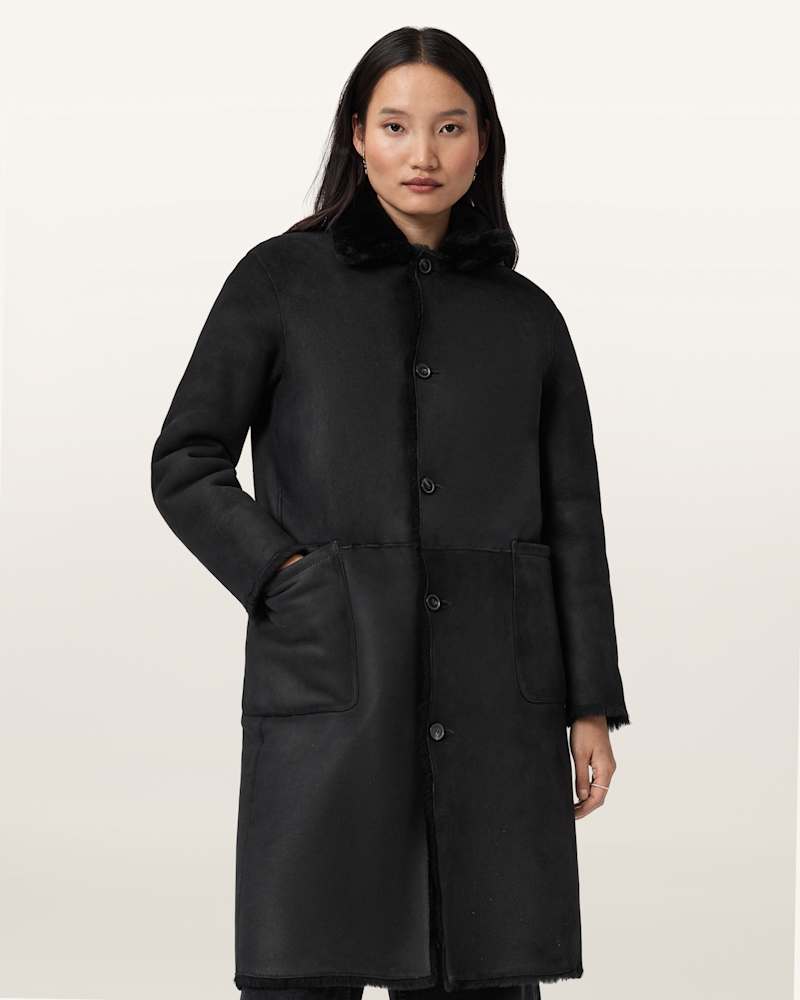 Serra Reversible Shearling Coat