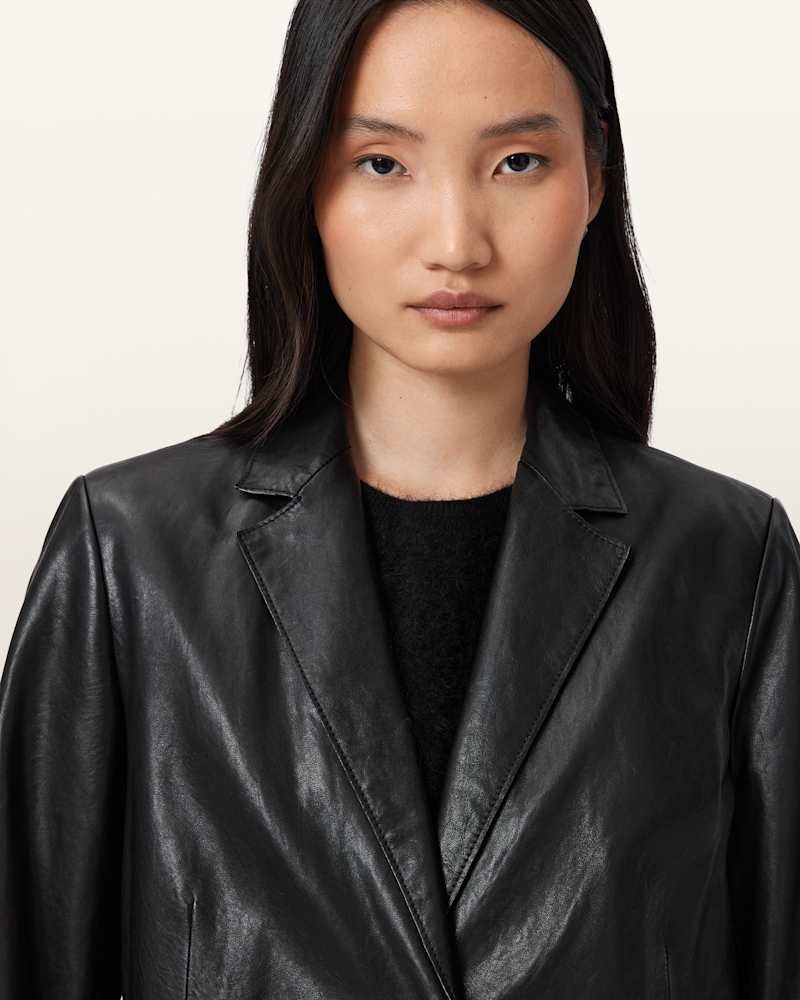 Arna Leather Blazer