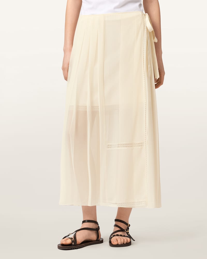 Clover Wrap Maxi Skirt