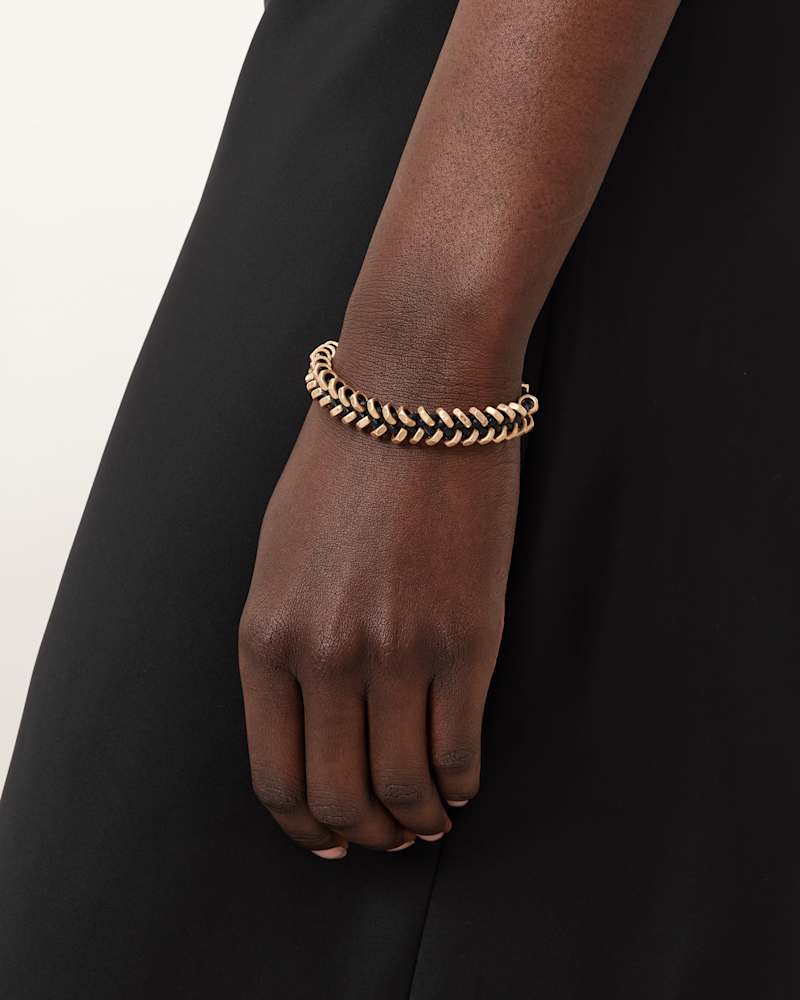 Valeria Woven Leather Bracelet