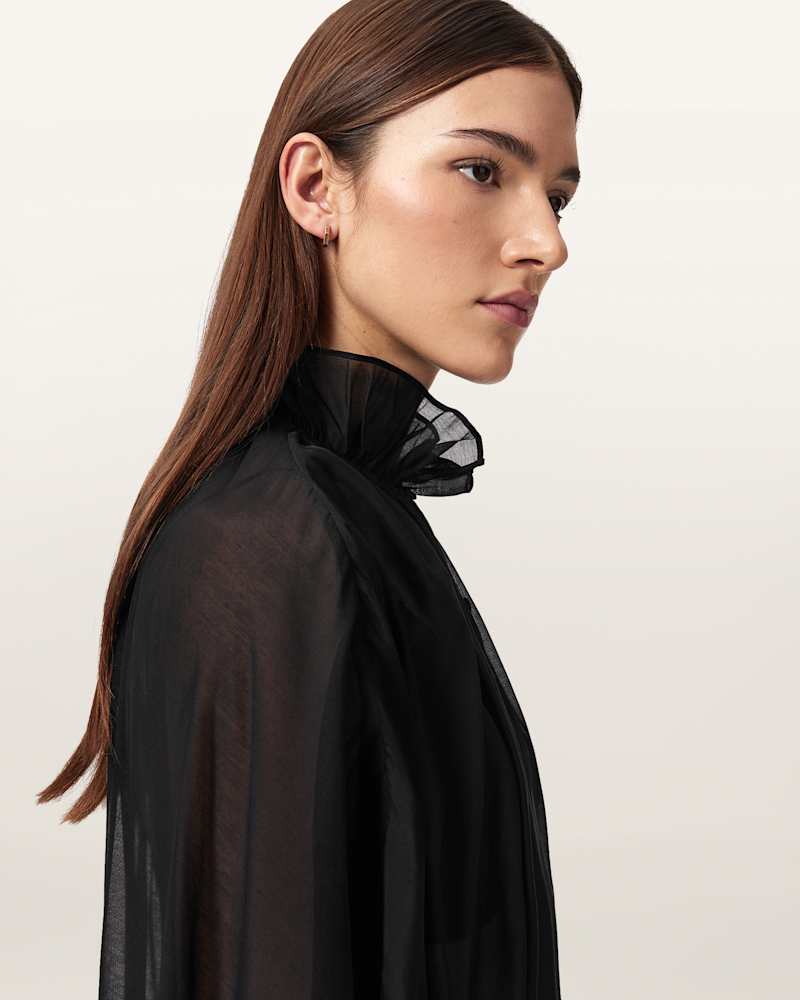 Sez Tulle Oversized Cape