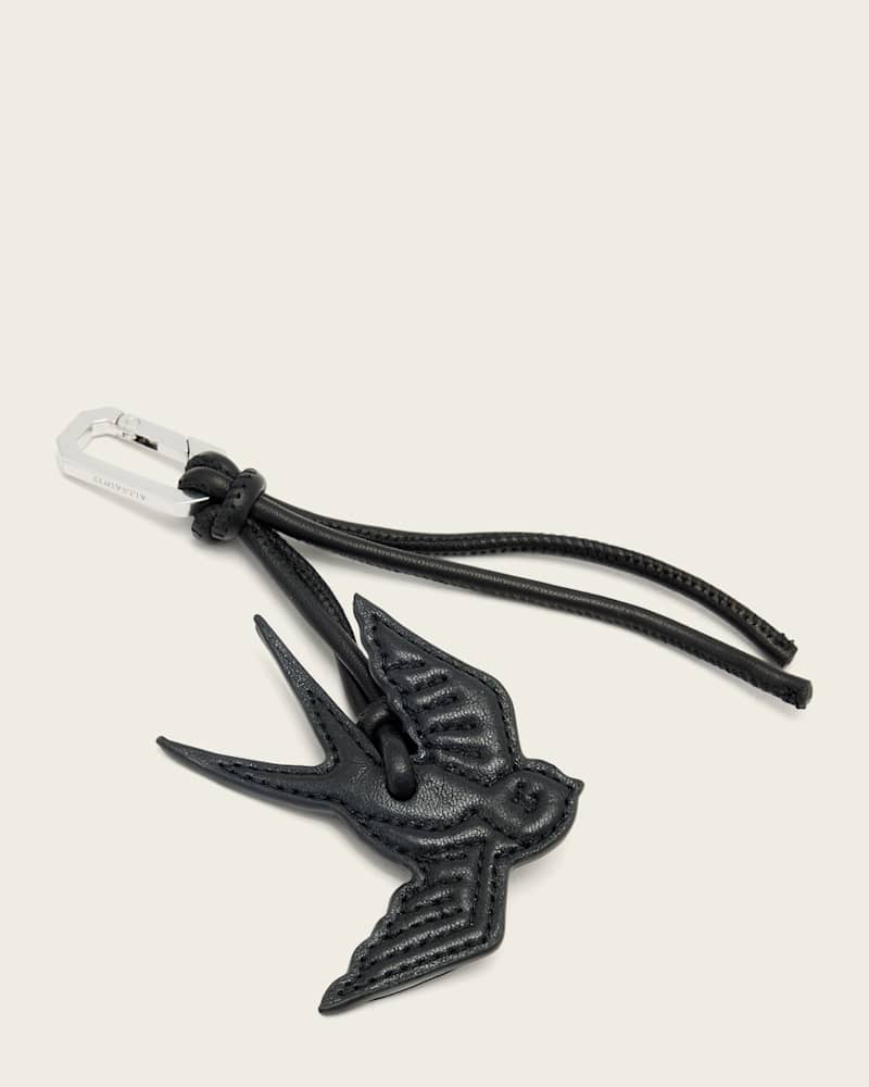 Swallow Leather Keyring