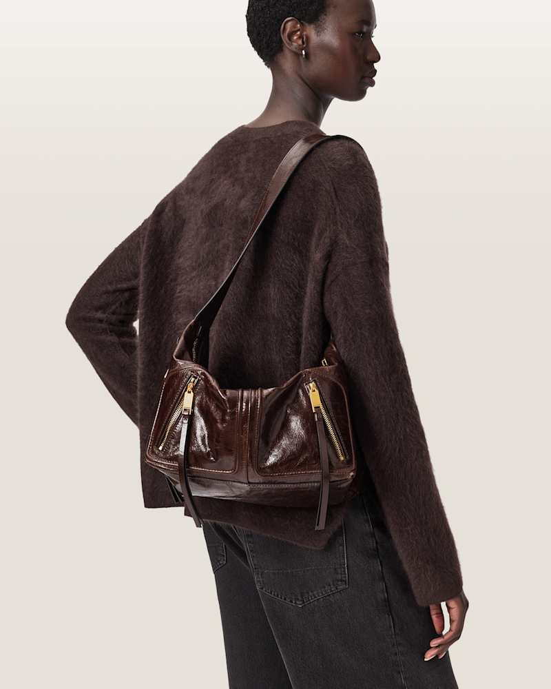 Jean Rey Leather Shoulder Bag