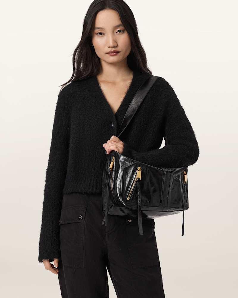 Jean Rey Leather Shoulder Bag