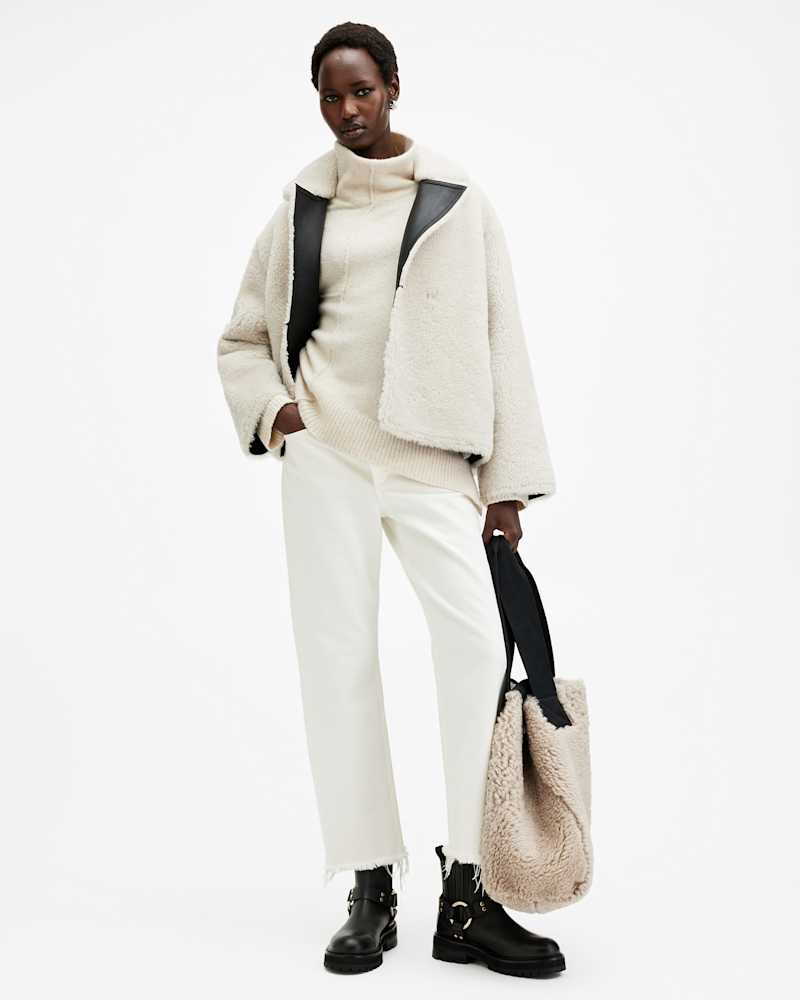 Lock Roll Neck Relaxed Fit Jumper