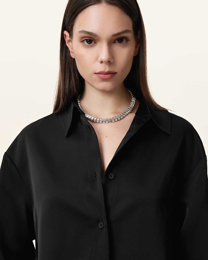 Gia Crystal Chain Necklace