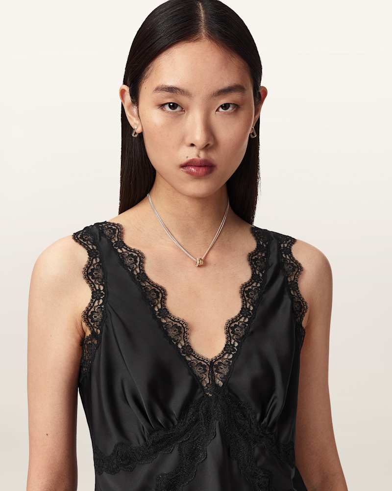 Ilka Lace Trim Cami Top