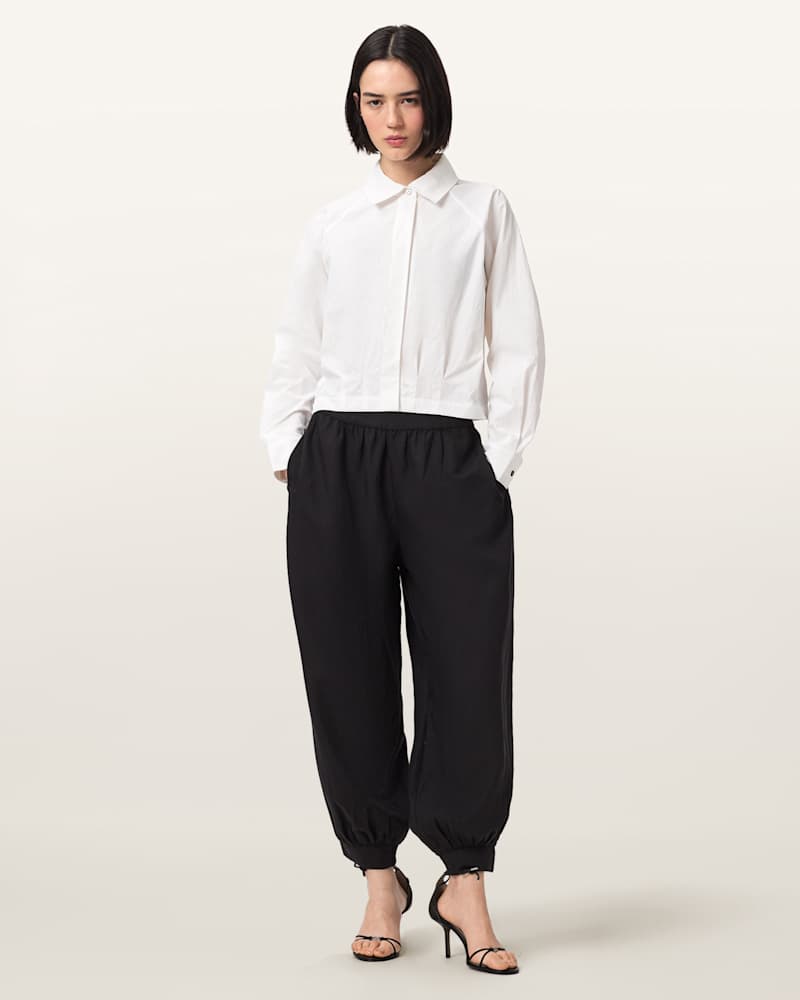 Nara Cropped Long Sleeve Shirt