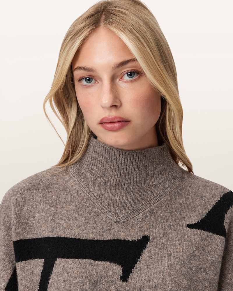 A Star Wool Blend Jumper