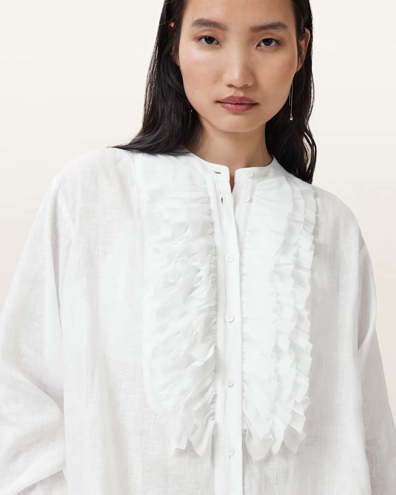 Cassia Long Sleeve Linen Shirt