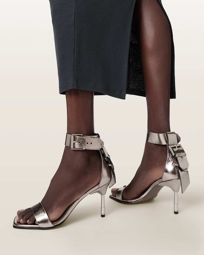 Noir Leather Sandals