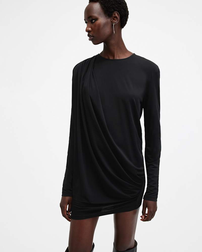 Devin Draped Mini Dress