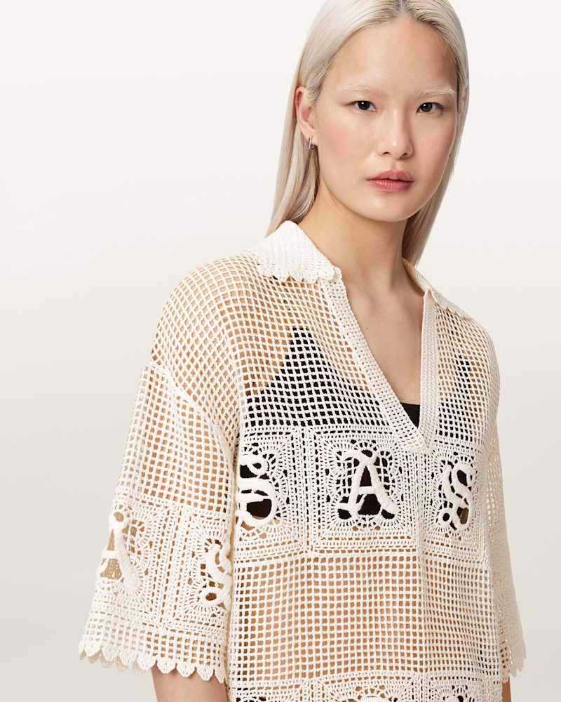 Kyra Open Knit Mini Dress