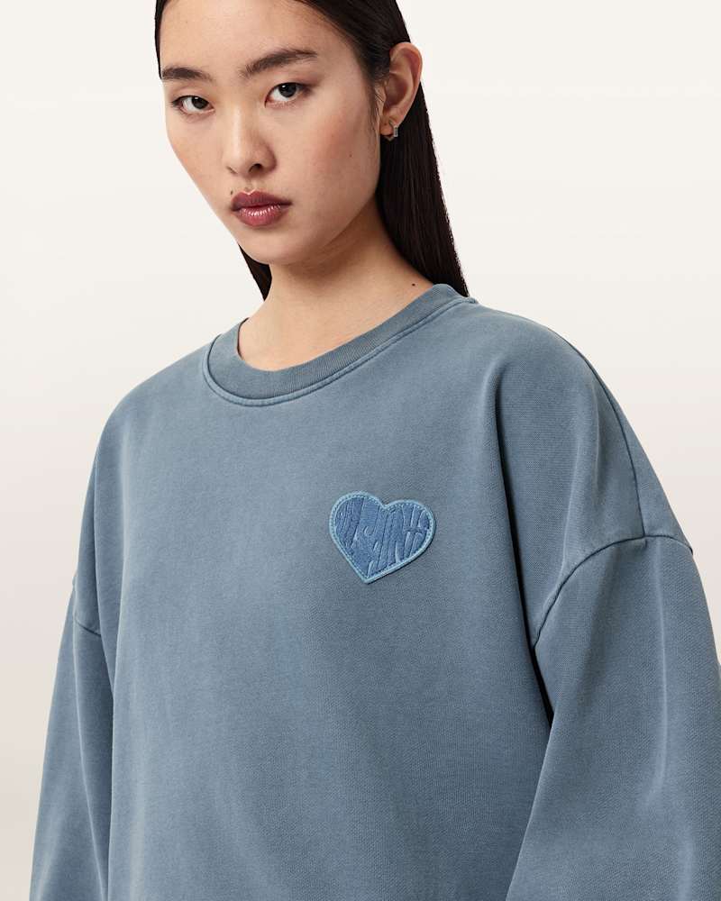 Lover Oversized Crew Neck Sweatshirt