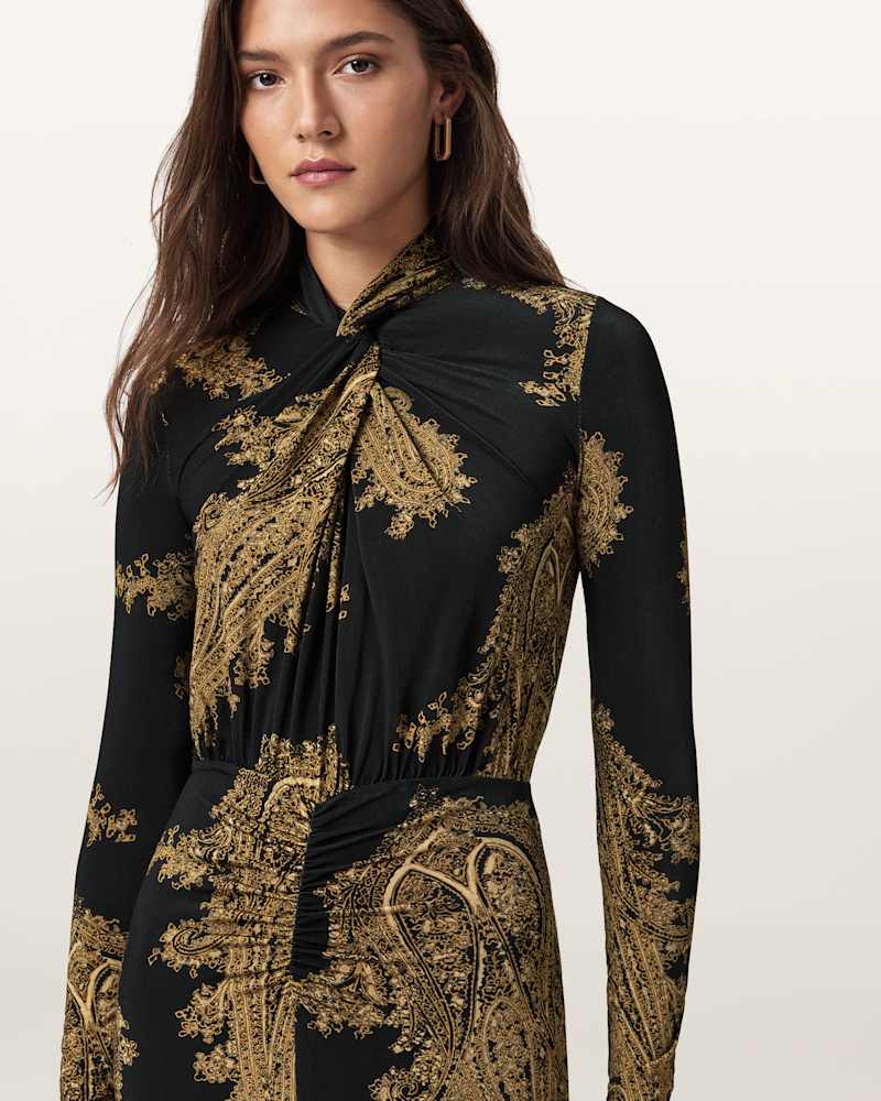 Mina A-Line Maxi Dress