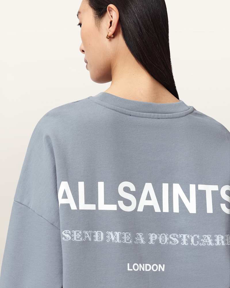 Dreamer Lila Oversized Cotton Sweatshirt