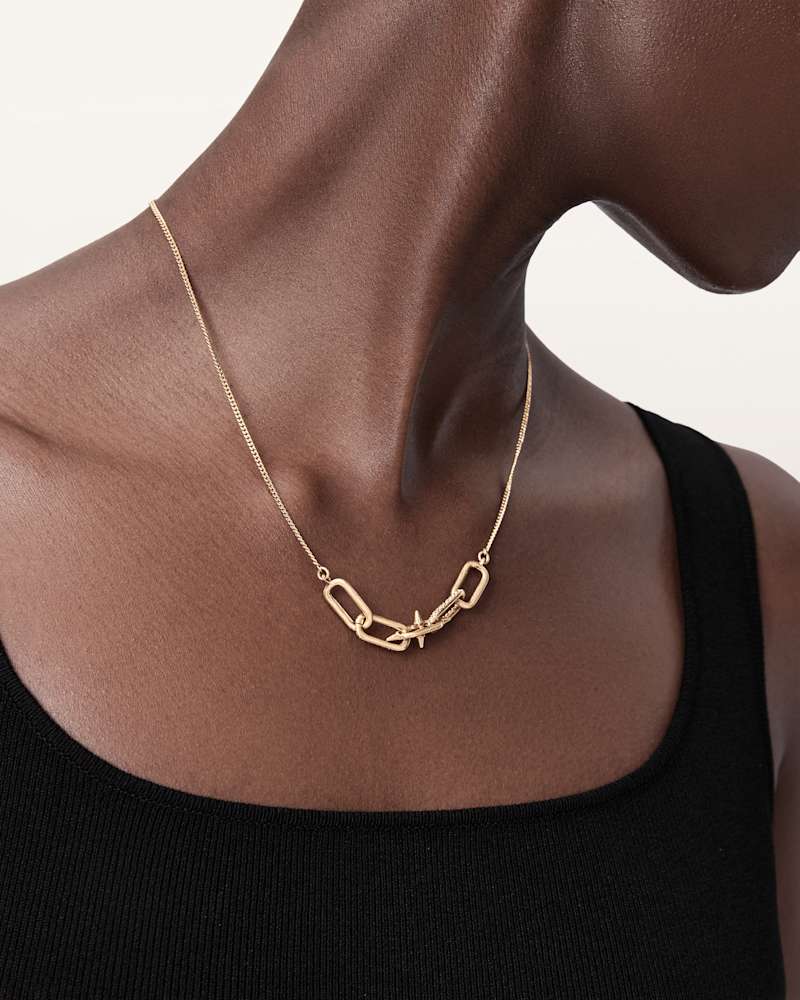 Laio Pave Link Necklace