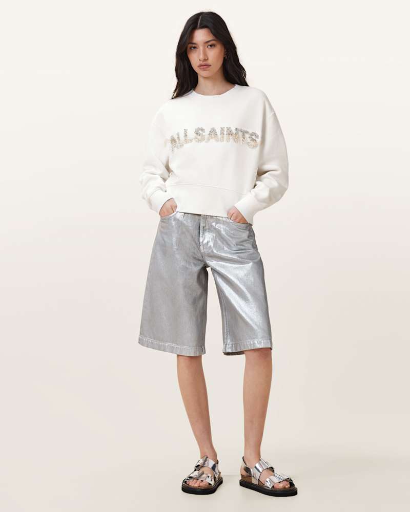 Pearl Separo Sequin Sweatshirt