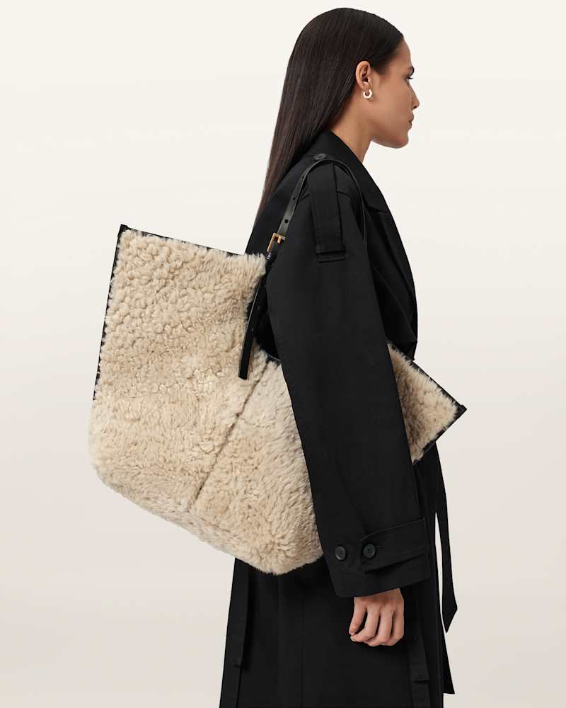 Ara Shearling Tote Bag