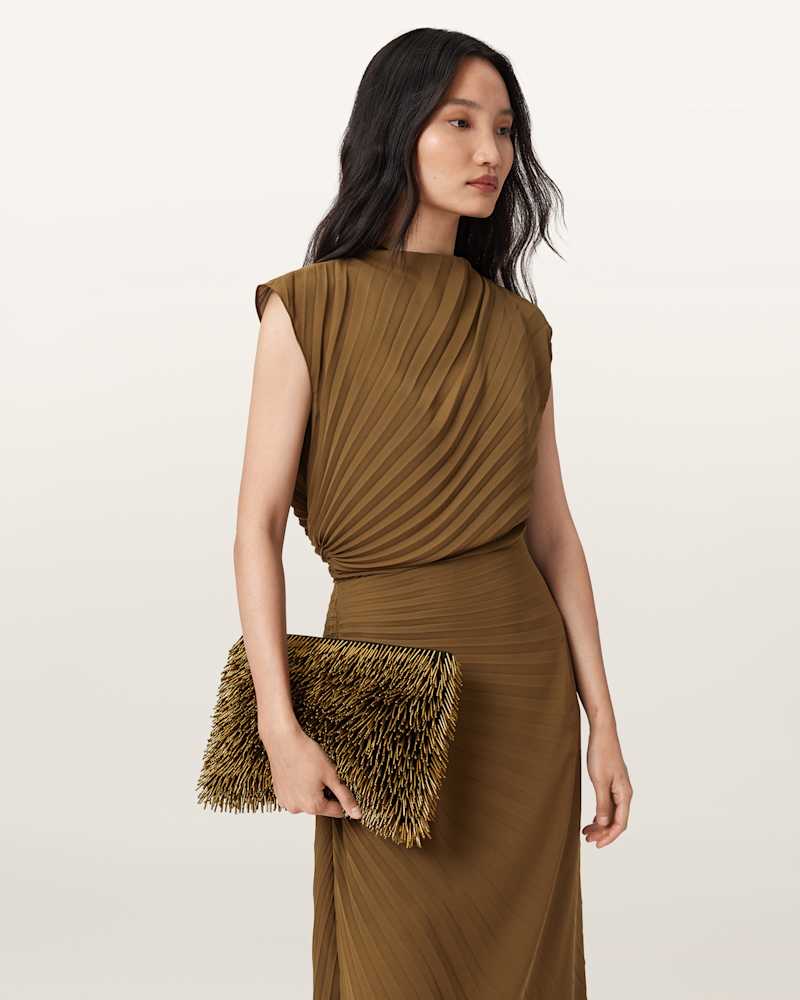 Bettina Beaded Clutch Bag