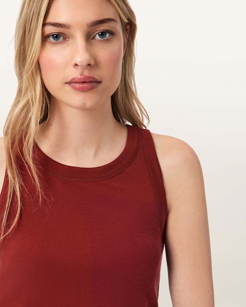 Rina Crew Neck Sleeveless Tank Top 