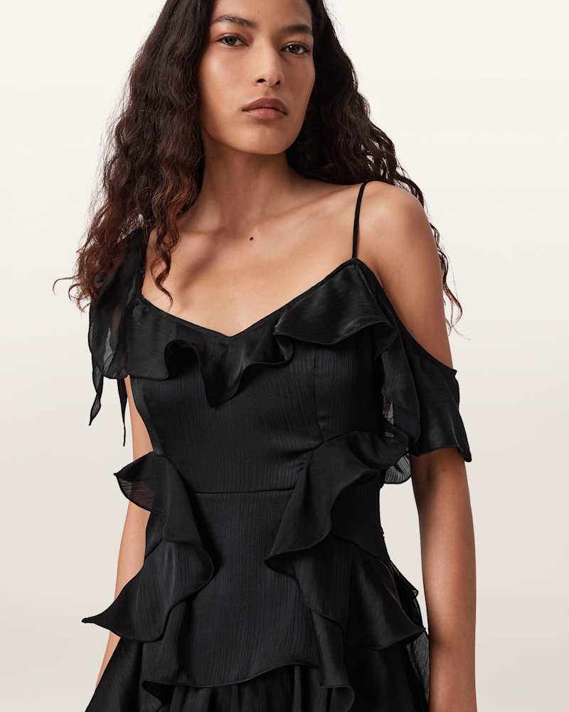 Sienna Ruffle Maxi Dress