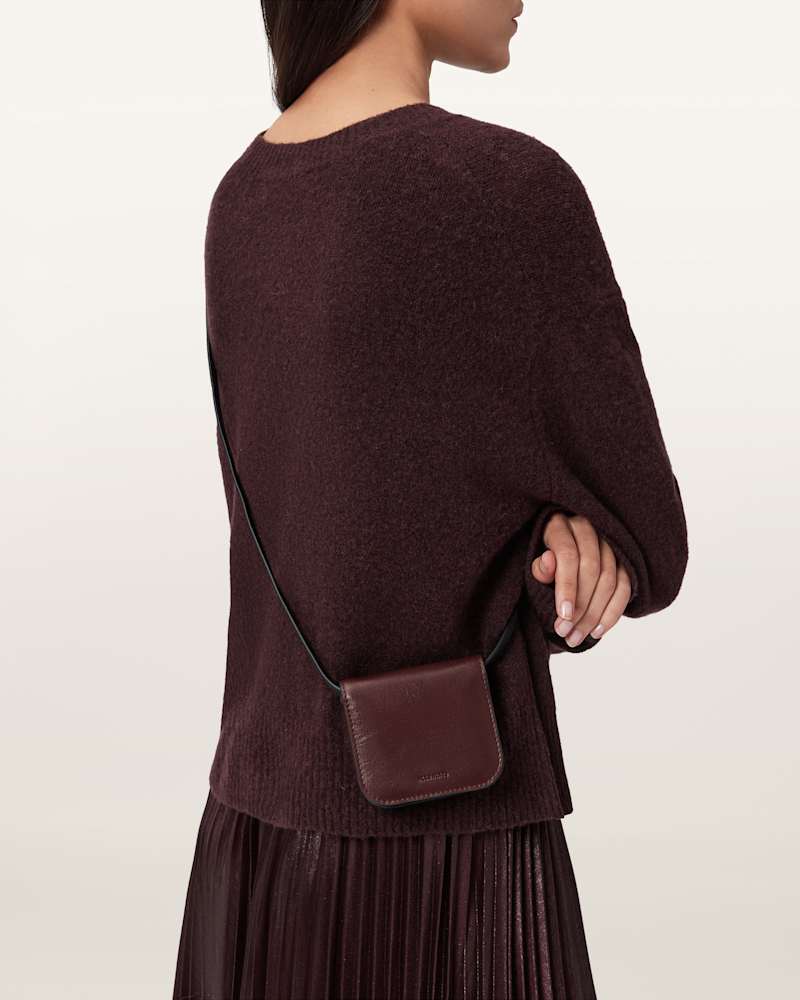 Maeve Leather Cardholder Crossbody