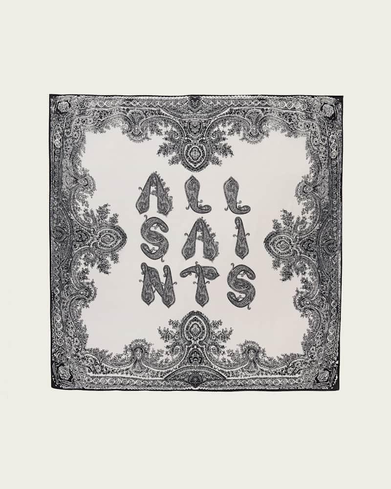 Zora Paisley Square Scarf