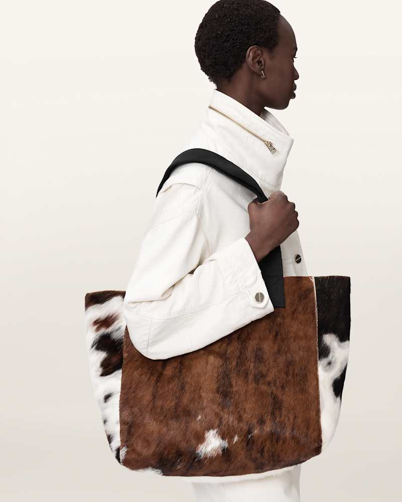 Izzy Cow Leather Tote Bag