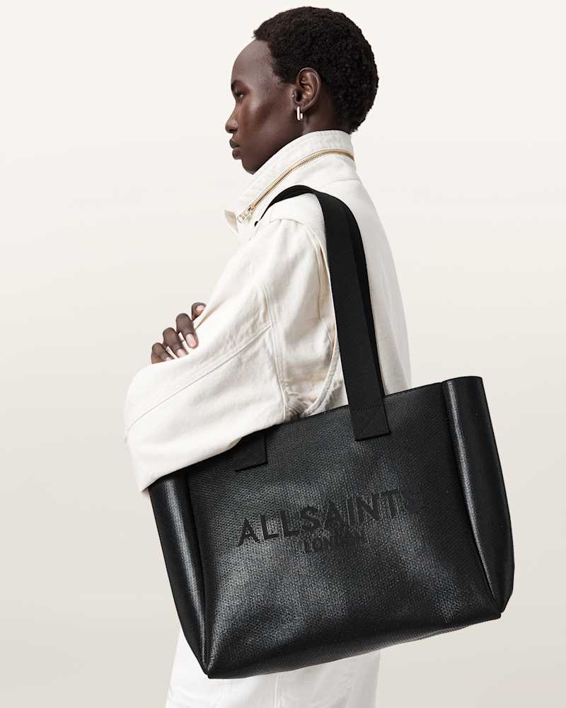 Izzy Medium Sheen Tote Bag