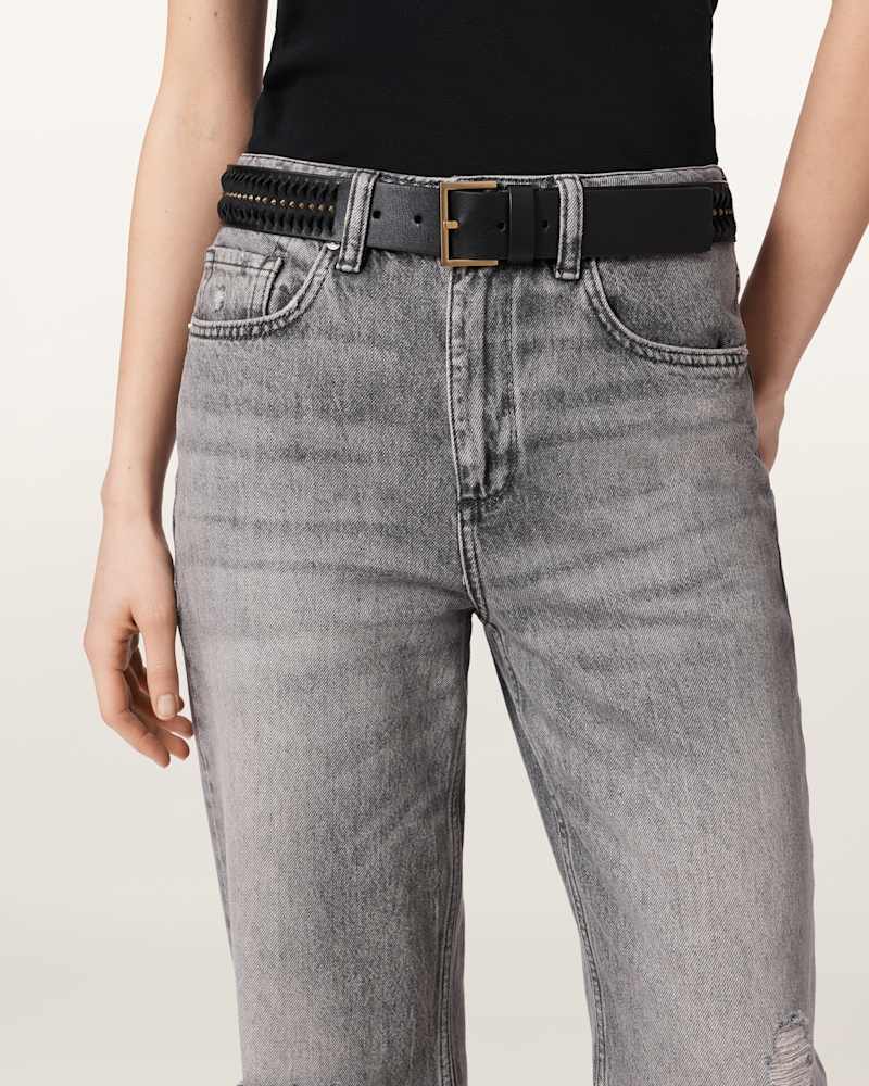 Nora Leather Studded Belt