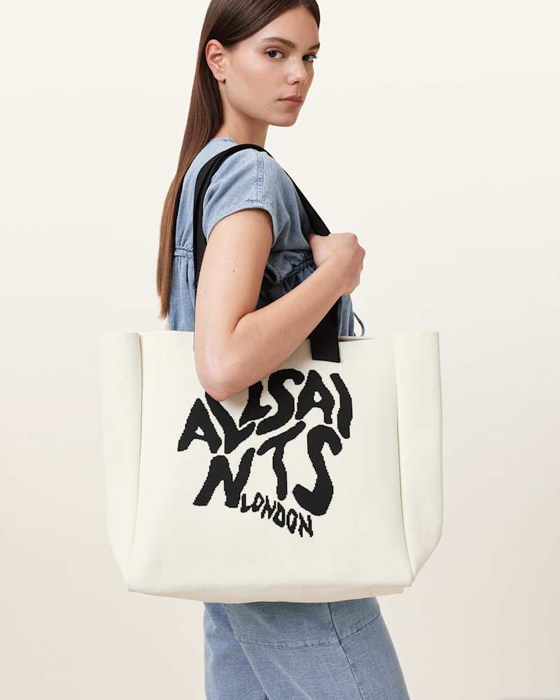 Izzy Orlando Logo Knitted Tote Bag