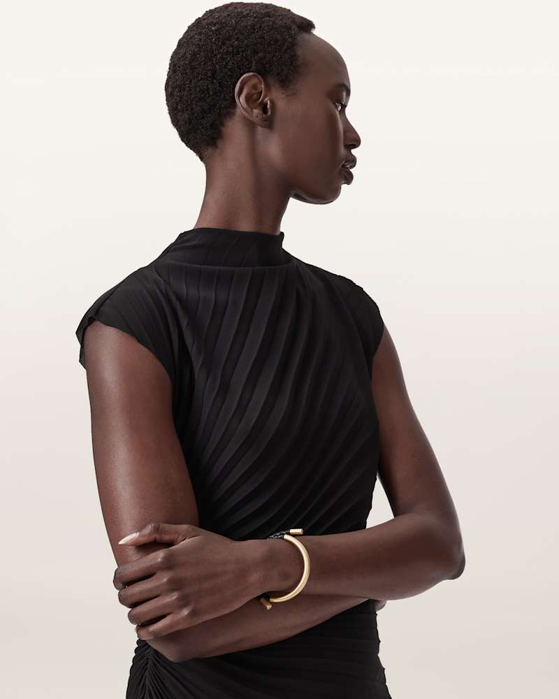 Esta Tube Leather Bracelet