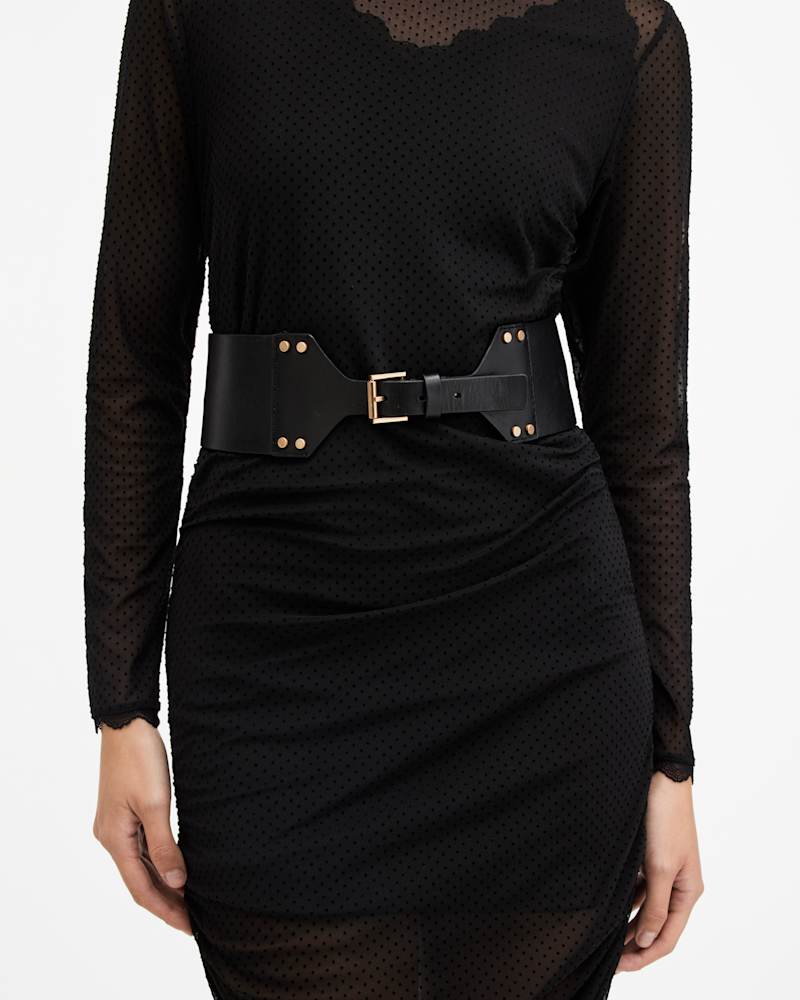 Eden Leather Buckle Waist Belt