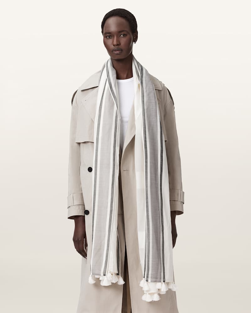 Caty Wraparound Wool Blend Pareo